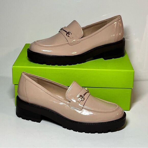 Sam Edelman Tully Chunky Lug Sole Almond Toe Loafers - Picture 1 of 7